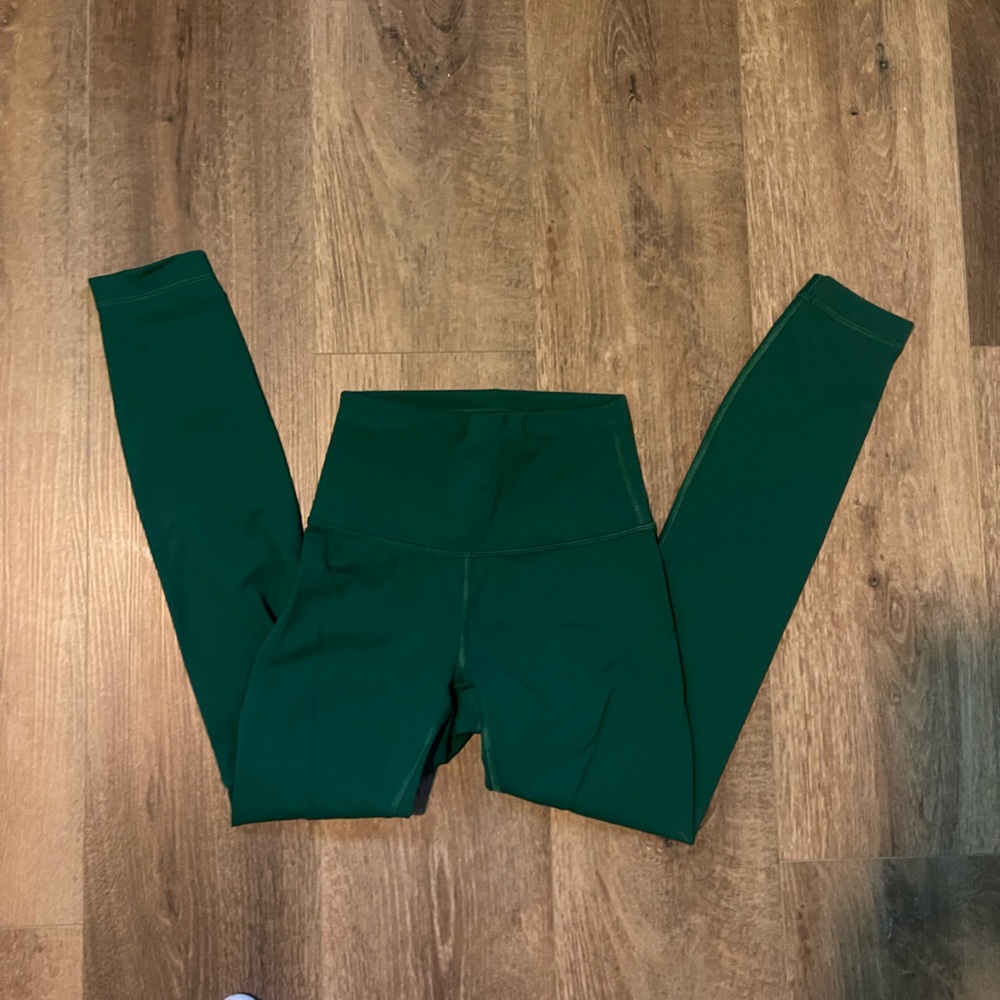 LULULEMON size 2 forest green align leggings
